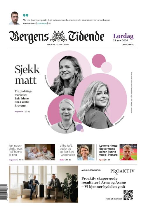 Bergens Tidende 23.5.2026