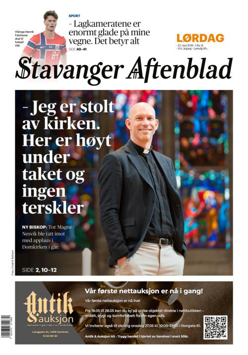 Stavanger Aftenblad 23.5.2026