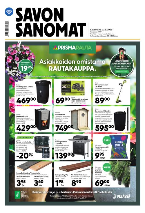 Savon Sanomat 23.5.2026