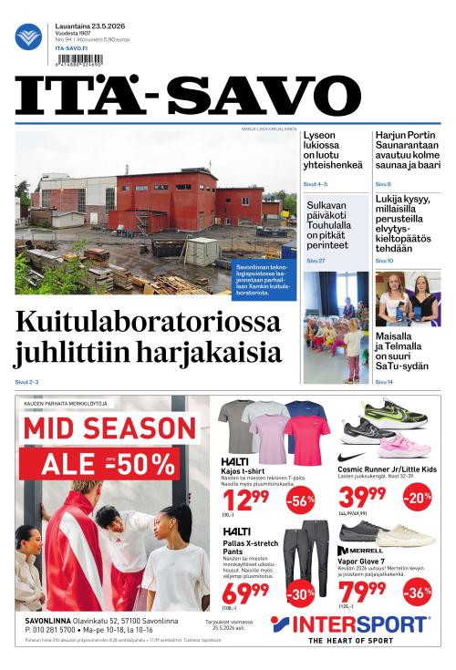 Itä-Savo 23.5.2026
