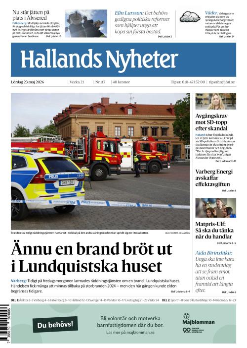 Hallands Nyheter 23.5.2026