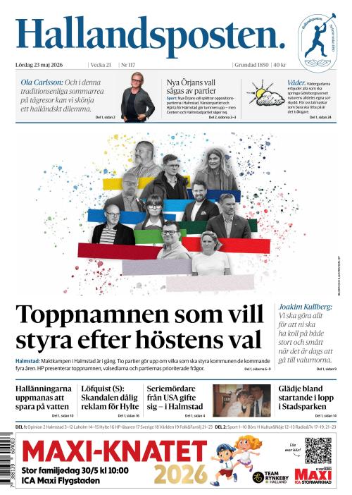 Hallandsposten 23.5.2026