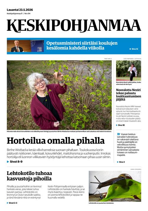 Keskipohjanmaa 23.5.2026
