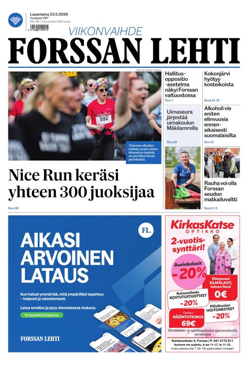 Forssan Lehti 23.5.2026