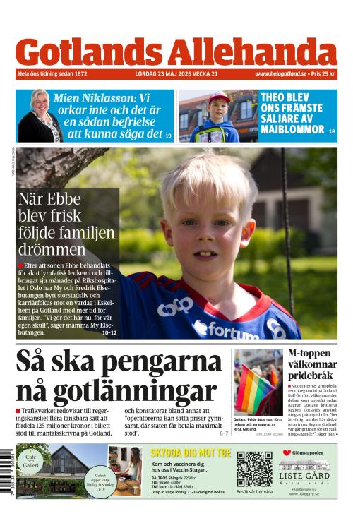 Gotlands Allehanda 23.5.2026