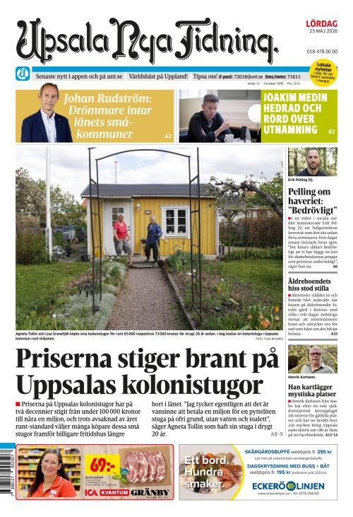Upsala Nya Tidning 23.5.2026