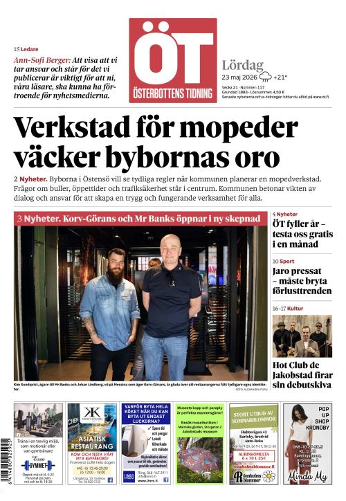 Österbottens Tidning 23.5.2026