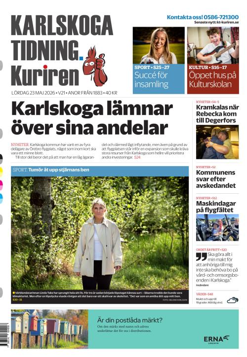 Karlskoga Tidning-Kuriren 23.5.2026