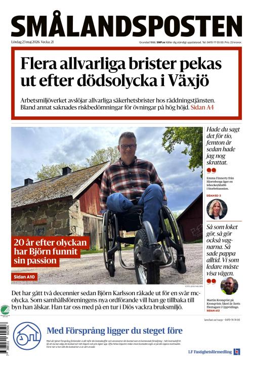 Smålandsposten 23.5.2026