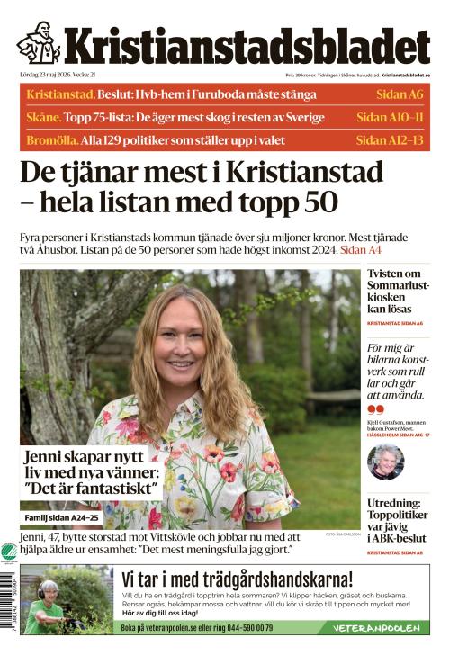Kristianstadsbladet 23.5.2026