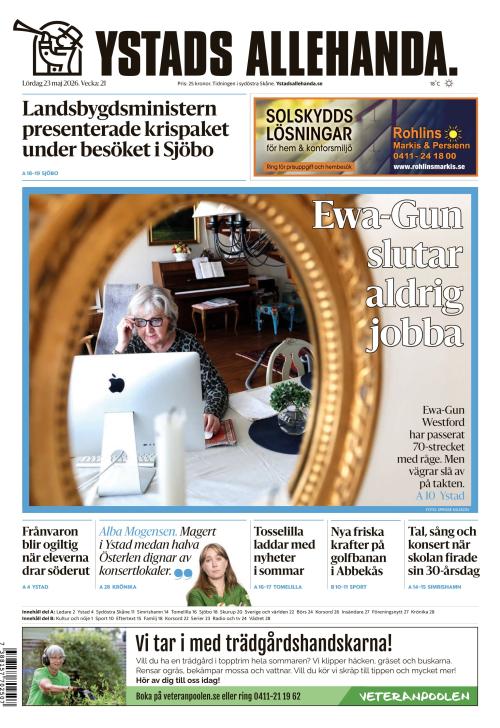 Ystads Allehanda 23.5.2026