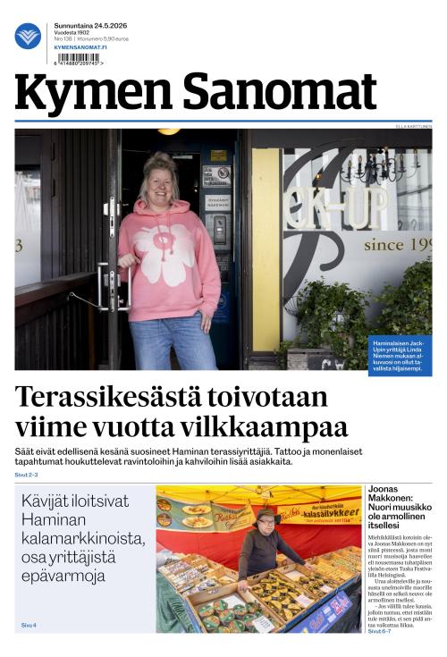 Kymen Sanomat 24.5.2026