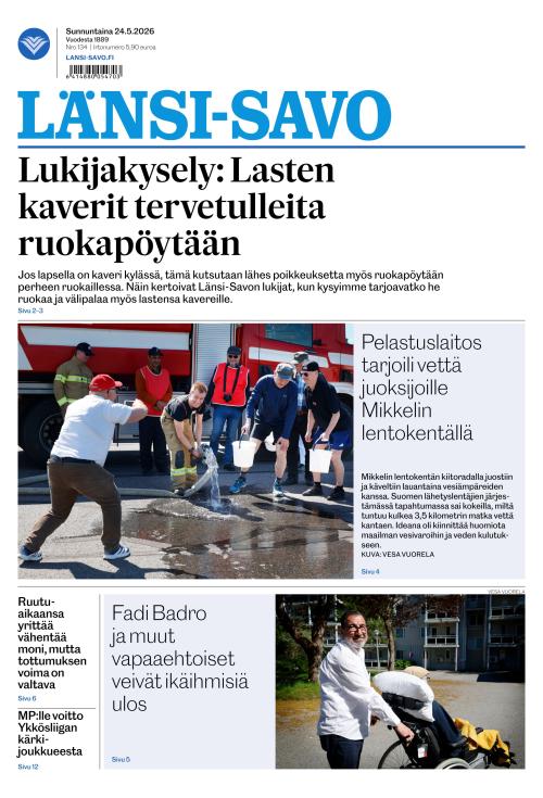 Länsi-Savo 24.5.2026
