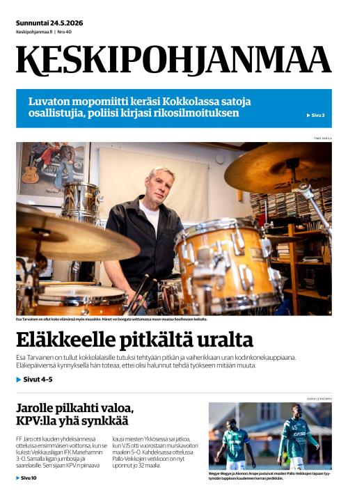 Keskipohjanmaa 24.5.2026