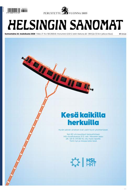 Helsingin Sanomat 24.5.2026
