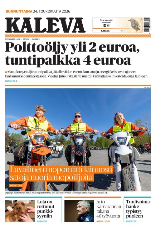 Kaleva 24.5.2026