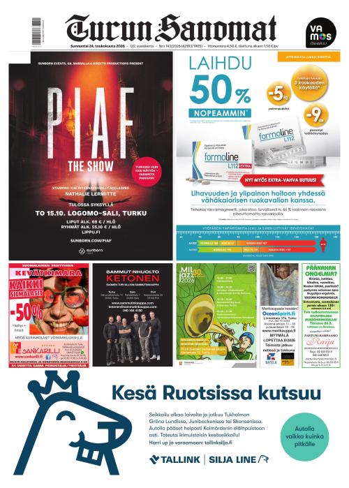 Turun Sanomat 24.5.2026