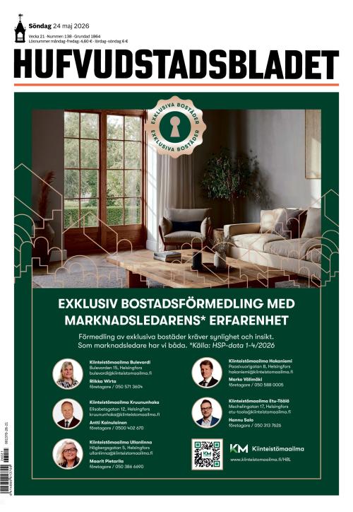 Hufvudstadsbladet 24.5.2026