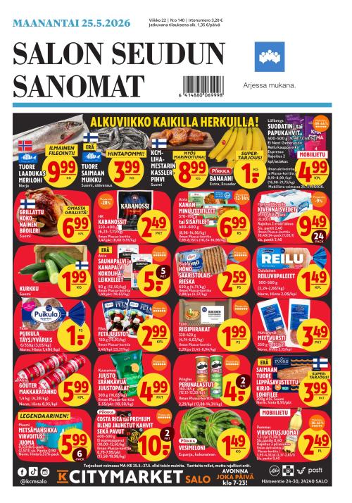 Salon Seudun Sanomat 25.5.2026
