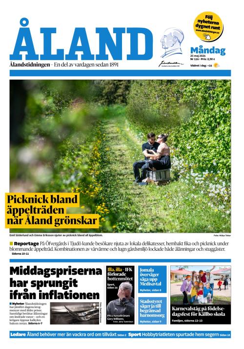 Ålandstidningen 25.5.2026