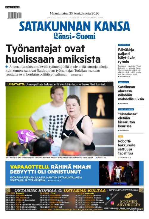 Satakunnan Kansa Länsi-Suomi 25.5.2026