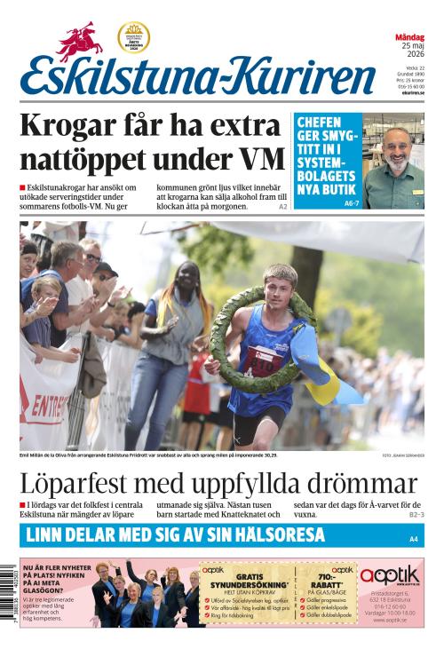 Eskilstuna-Kuriren 25.5.2026