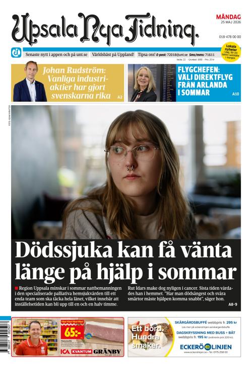 Upsala Nya Tidning 25.5.2026