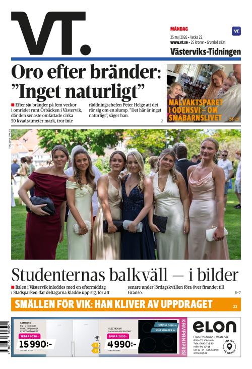 Västerviks-Tidningen 25.5.2026