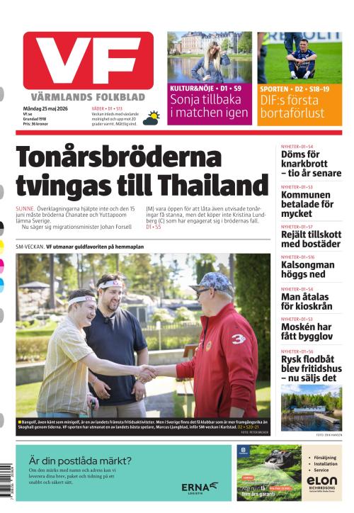 Värmlands Folkblad 25.5.2026