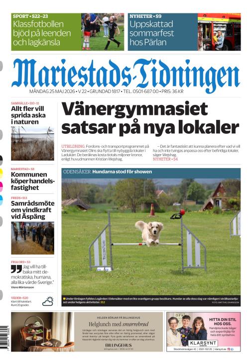 Mariestads-Tidningen 25.5.2026