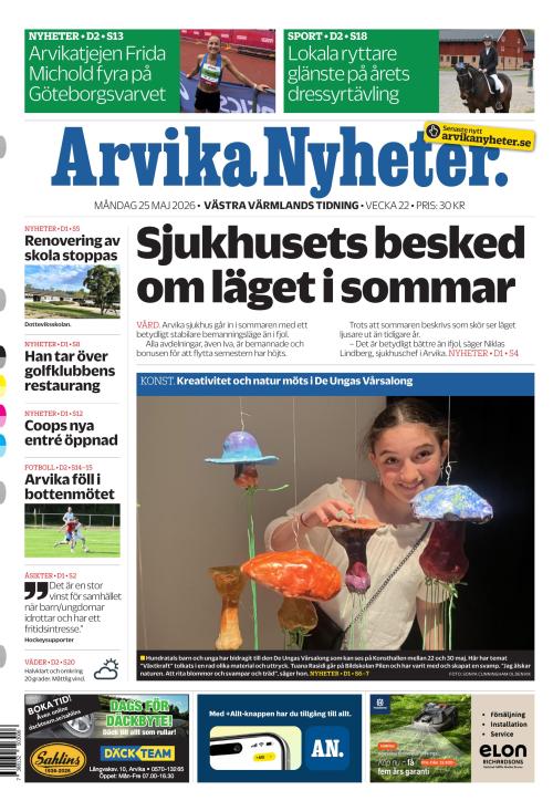 Arvika Nyheter 25.5.2026