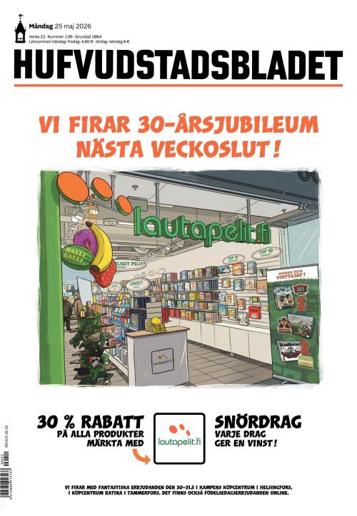 Hufvudstadsbladet 25.5.2026