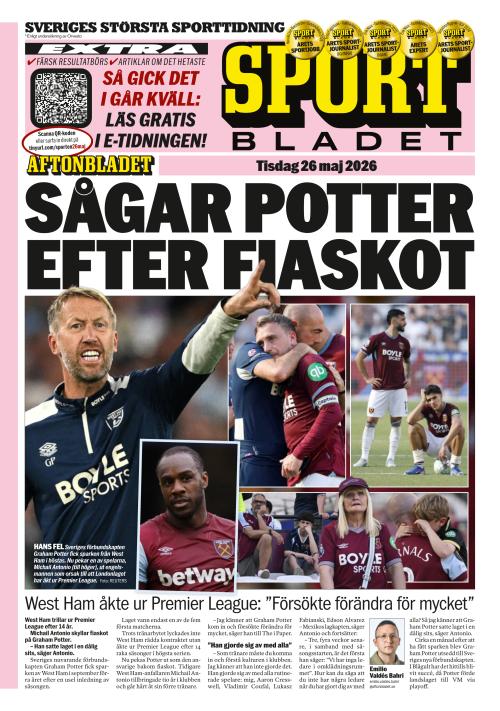 Aftonbladet Sportbladet 26.5.2026