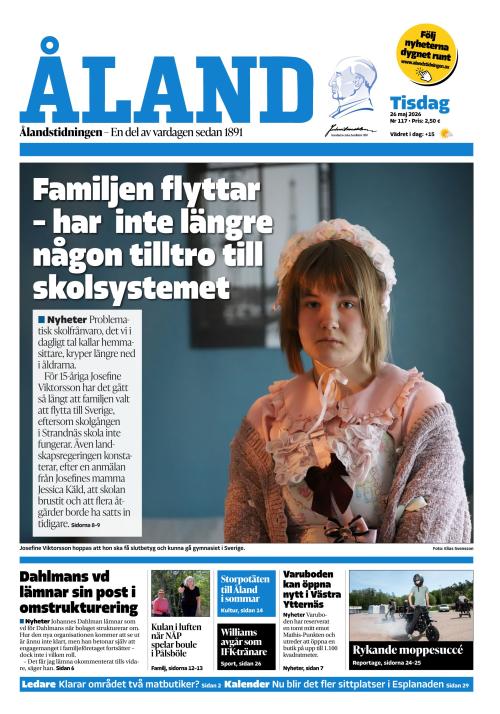Ålandstidningen 26.5.2026