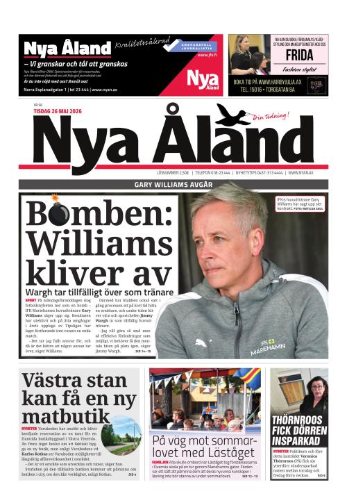 Nya Åland 26.5.2026