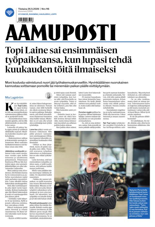 Aamuposti 26.5.2026