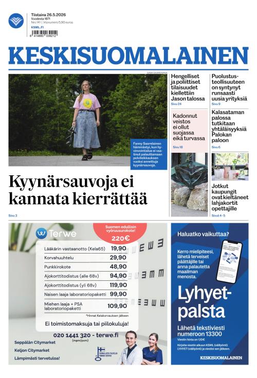 Keskisuomalainen 26.5.2026