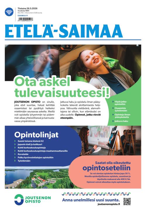 Etelä-Saimaa 26.5.2026
