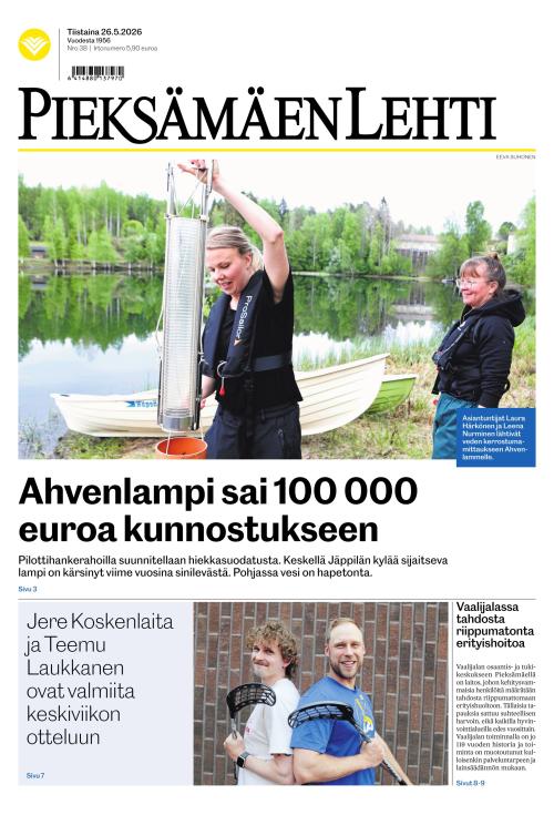 Pieksämäen lehti 26.5.2026