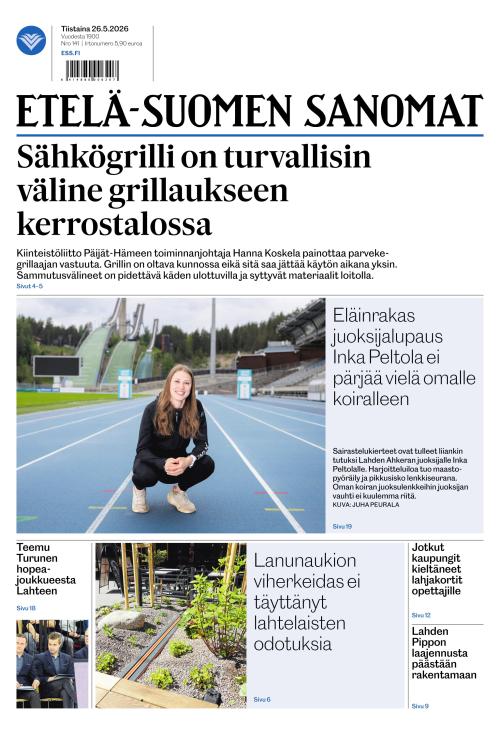 Etelä-Suomen Sanomat 26.5.2026