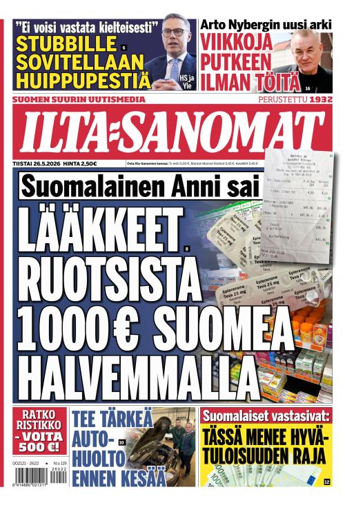 Ilta-Sanomat 26.5.2026