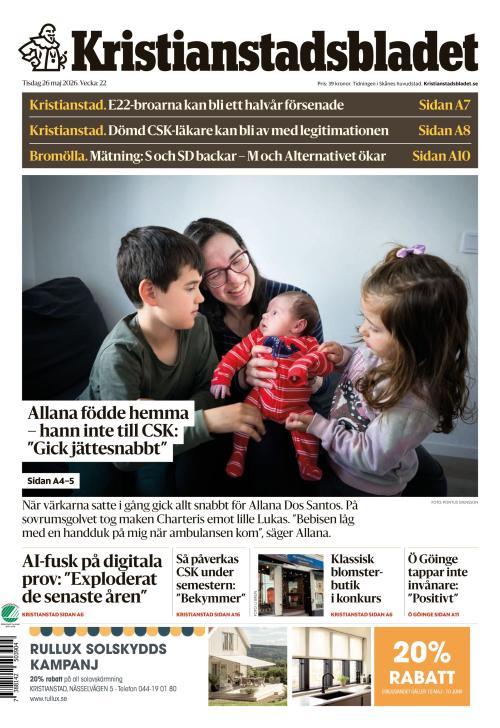 Kristianstadsbladet 26.5.2026