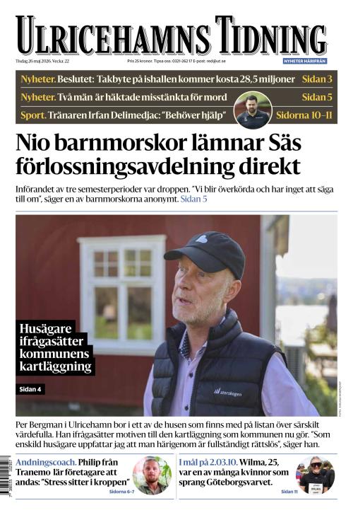 Ulricehamns Tidning 26.5.2026
