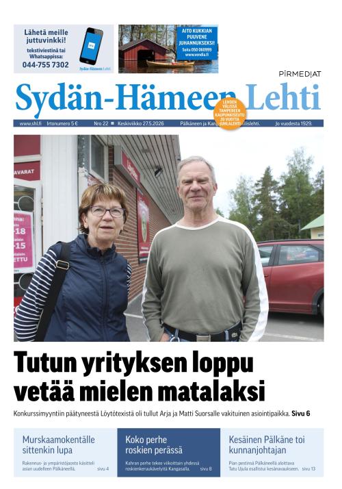 Sydän-Hämeen Lehti 27.5.2026