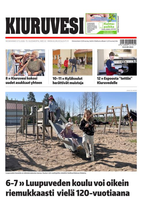 Kiuruvesi-lehti 27.5.2026