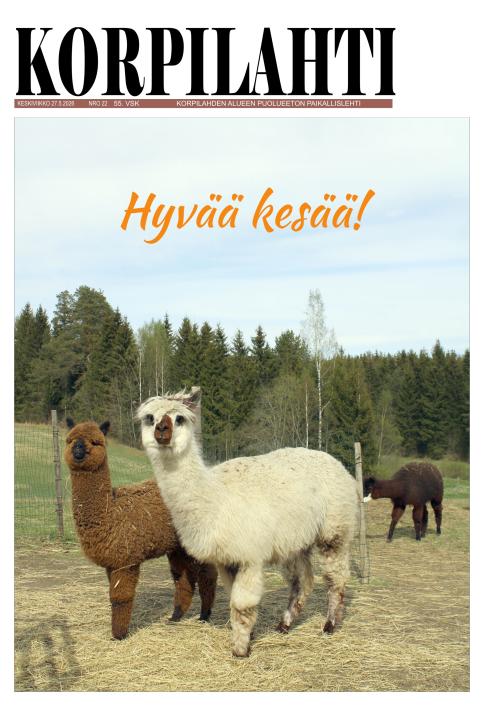 Korpilahti-lehti 27.5.2026