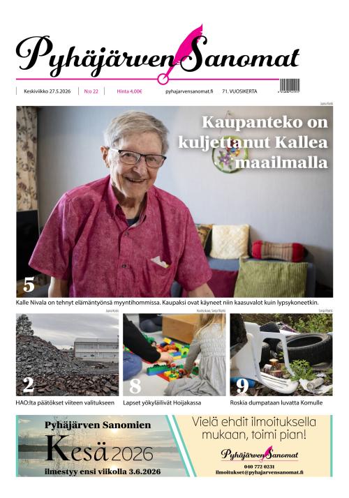 Pyhäjärven Sanomat 27.5.2026