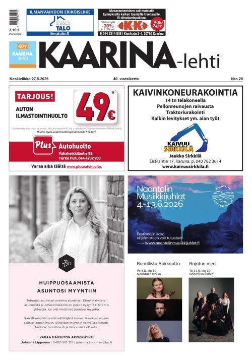 Kaarina-lehti 27.5.2026