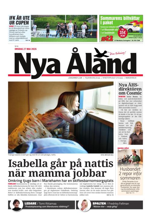 Nya Åland 27.5.2026