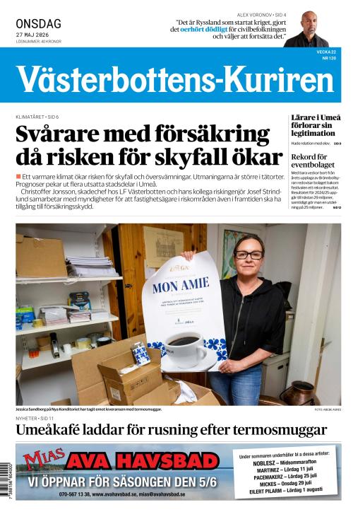 Västerbottens-Kuriren (SE) 27.5.2026